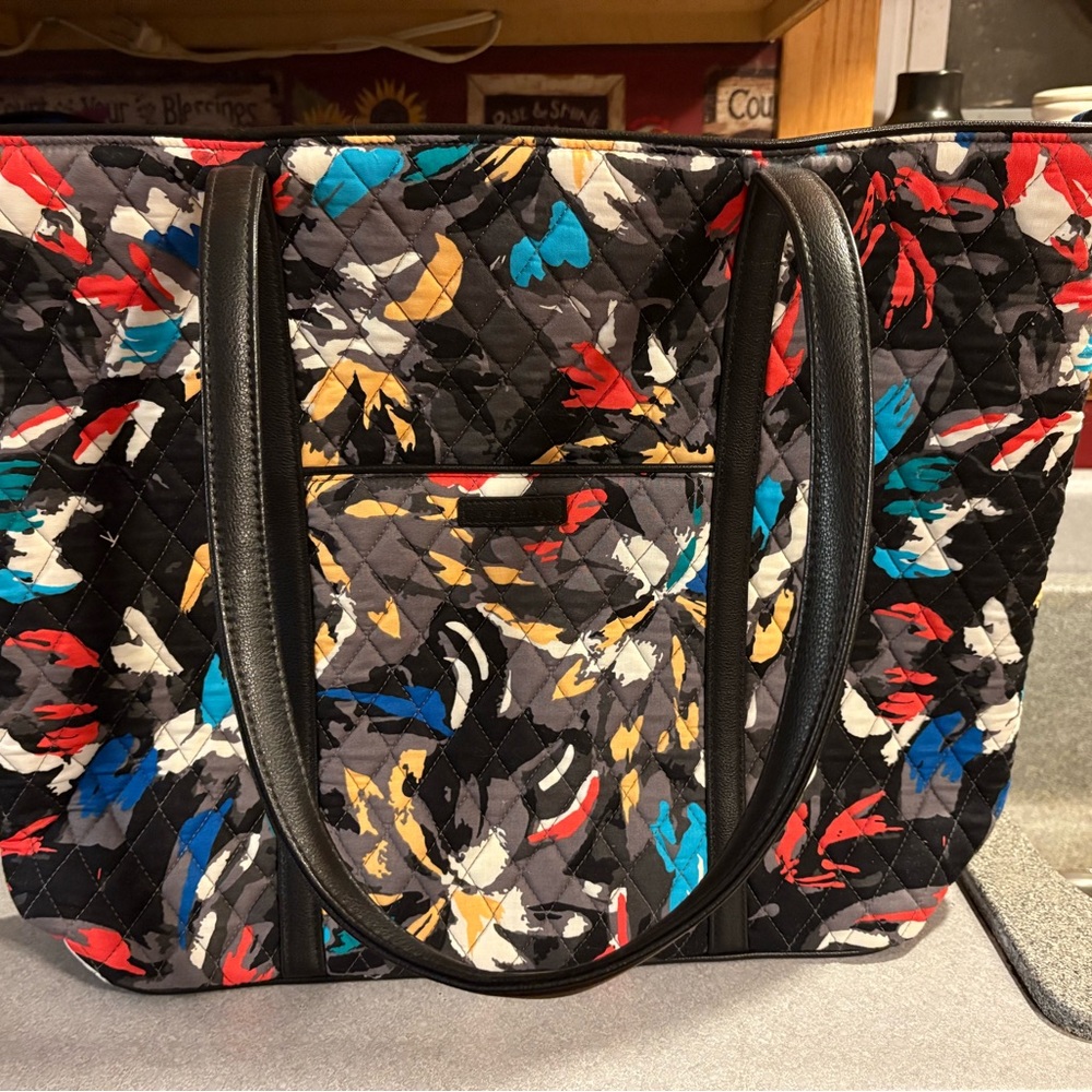 Vera Bradley Colorful Quilted Tote Bag